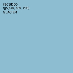 #8CBDD0 - Glacier Color Image