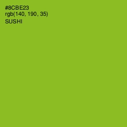 #8CBE23 - Sushi Color Image
