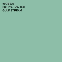 #8CBEA8 - Gulf Stream Color Image