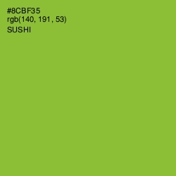 #8CBF35 - Sushi Color Image