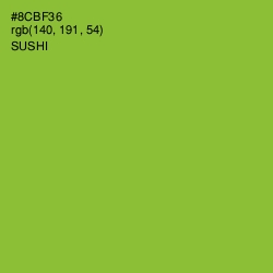 #8CBF36 - Sushi Color Image