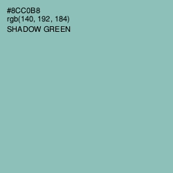 #8CC0B8 - Shadow Green Color Image