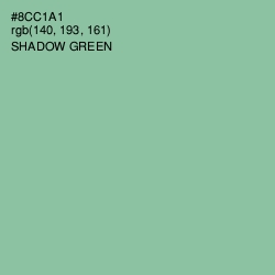 #8CC1A1 - Shadow Green Color Image