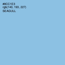 #8CC1E3 - Seagull Color Image