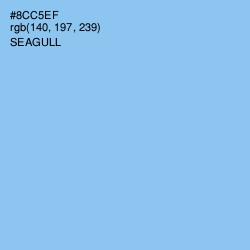 #8CC5EF - Seagull Color Image