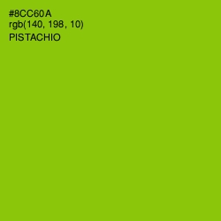 #8CC60A - Pistachio Color Image