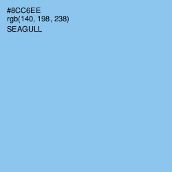 #8CC6EE - Seagull Color Image