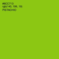 #8CC713 - Pistachio Color Image