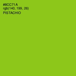 #8CC71A - Pistachio Color Image