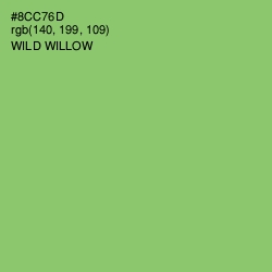 #8CC76D - Wild Willow Color Image