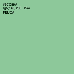 #8CC89A - Feijoa Color Image