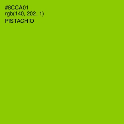 #8CCA01 - Pistachio Color Image
