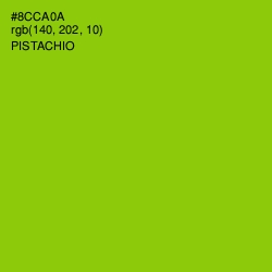 #8CCA0A - Pistachio Color Image