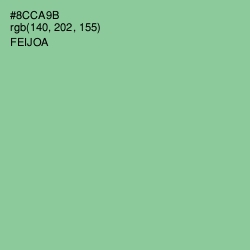 #8CCA9B - Feijoa Color Image