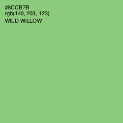 #8CCB7B - Wild Willow Color Image