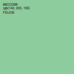 #8CCD9B - Feijoa Color Image