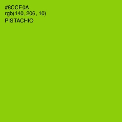 #8CCE0A - Pistachio Color Image