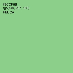 #8CCF8B - Feijoa Color Image