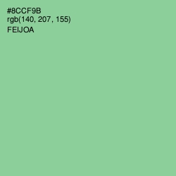 #8CCF9B - Feijoa Color Image