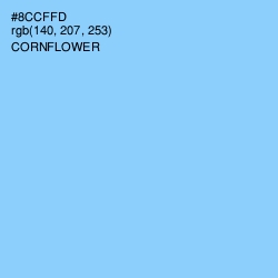 #8CCFFD - Cornflower Color Image