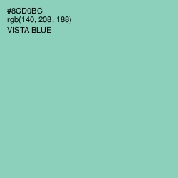 #8CD0BC - Vista Blue Color Image