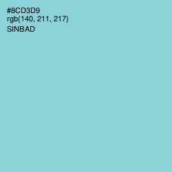 #8CD3D9 - Sinbad Color Image