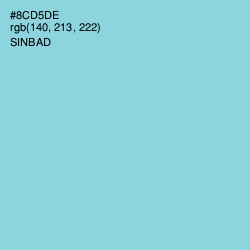 #8CD5DE - Sinbad Color Image