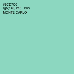 #8CD7C0 - Monte Carlo Color Image