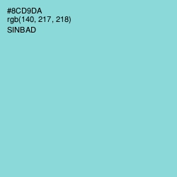 #8CD9DA - Sinbad Color Image