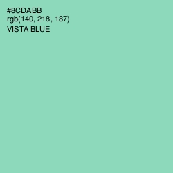 #8CDABB - Vista Blue Color Image