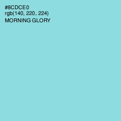 #8CDCE0 - Morning Glory Color Image