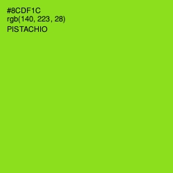 #8CDF1C - Pistachio Color Image