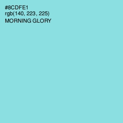 #8CDFE1 - Morning Glory Color Image