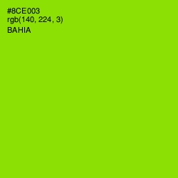 #8CE003 - Bahia Color Image