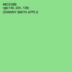 #8CE08B - Granny Smith Apple Color Image