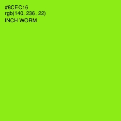 #8CEC16 - Inch Worm Color Image