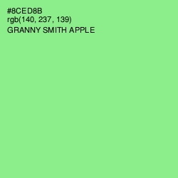 #8CED8B - Granny Smith Apple Color Image