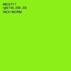 #8CEF17 - Inch Worm Color Image