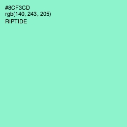 #8CF3CD - Riptide Color Image