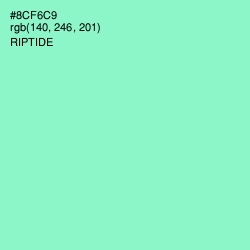 #8CF6C9 - Riptide Color Image
