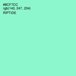 #8CF7CC - Riptide Color Image