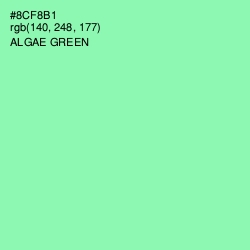 #8CF8B1 - Algae Green Color Image