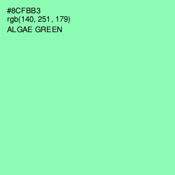 #8CFBB3 - Algae Green Color Image