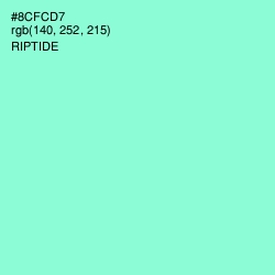 #8CFCD7 - Riptide Color Image