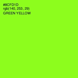 #8CFD1D - Green Yellow Color Image