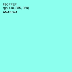 #8CFFEF - Anakiwa Color Image