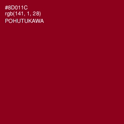 #8D011C - Pohutukawa Color Image