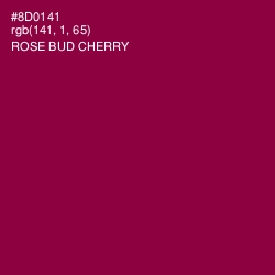 #8D0141 - Rose Bud Cherry Color Image