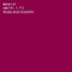 #8D0147 - Rose Bud Cherry Color Image