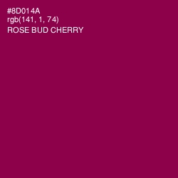 #8D014A - Rose Bud Cherry Color Image